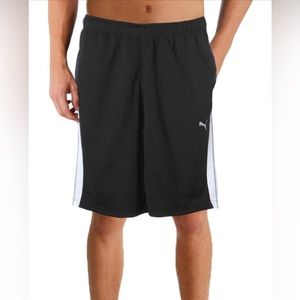 PUMA Boy’s Formstripe 10-inch Shorts Black Small 27.2”